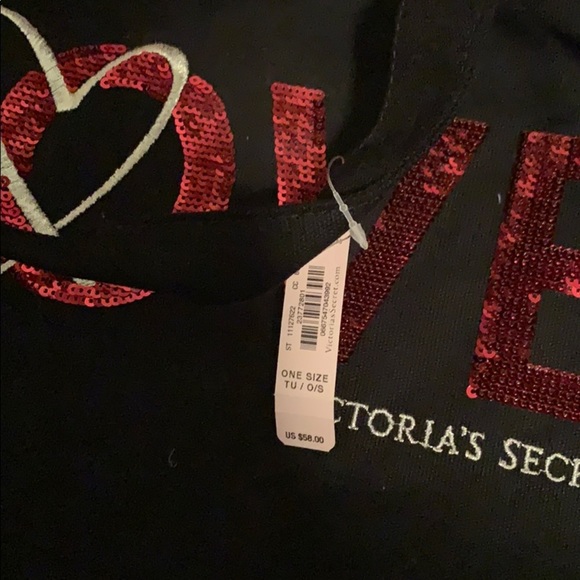 NWT Victoria’s Secret sequin black Duffle bag - Picture 2 of 5